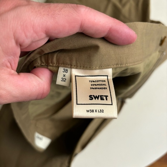 Swet Tailor Men’s Military Officer Pants Khaki 38x32 New Lightweight - Picture 7 of 11